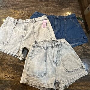 Women’s Wild‎ Fable Super High Rise Utility Shorts Grunge Casual so cute